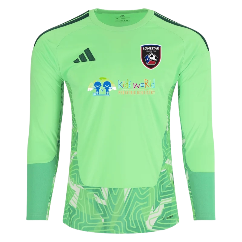 Long Sleeve Lime Burst Game Jersey (GK)(SAT)