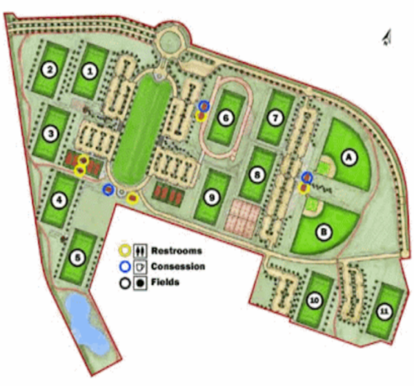 Southwest Williamson County Regional Park WCRP Full Map 2